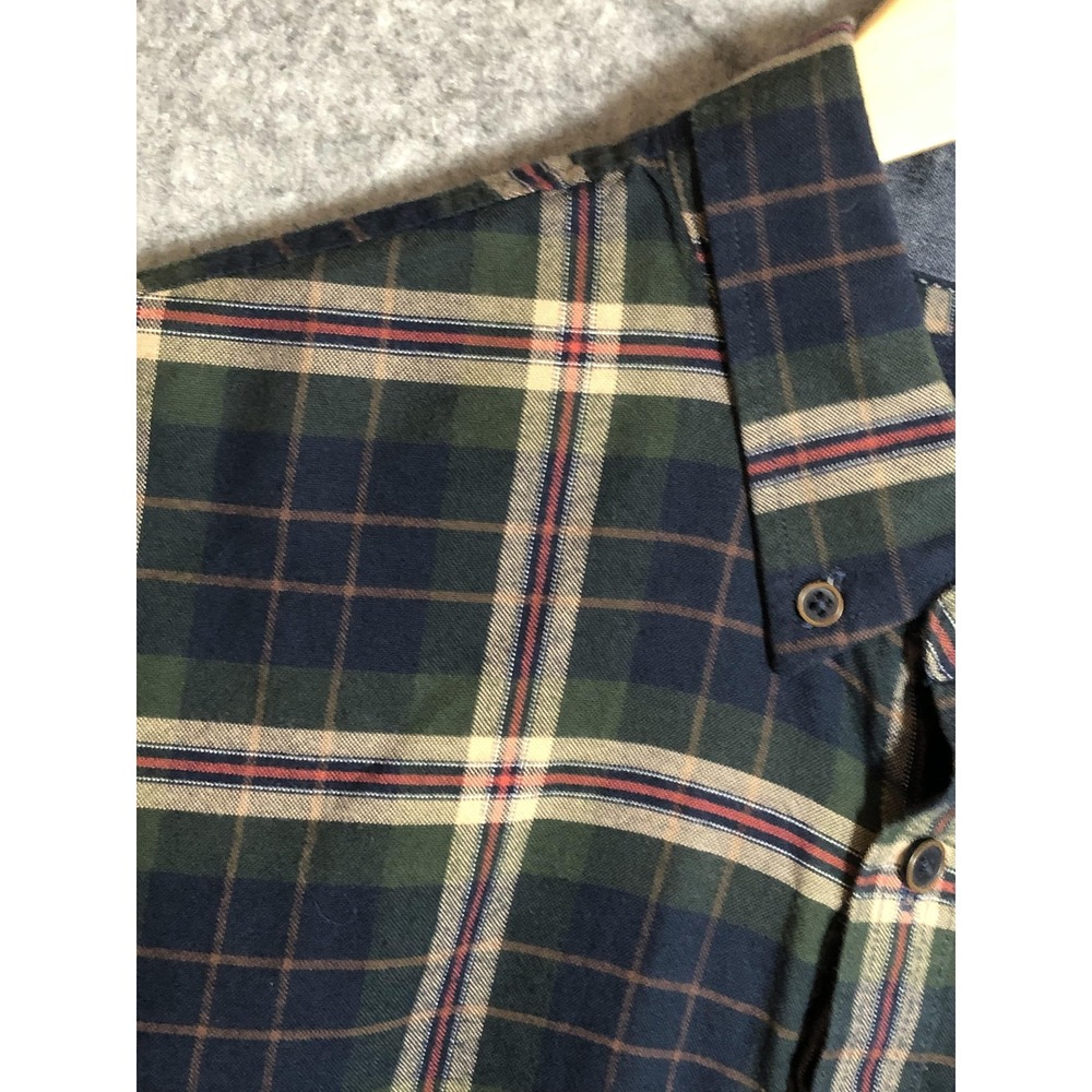 Joules Shirt Mens Large Green Plaid Buchannan Classic Long Sleeve Button Down - Picture 2 of 9